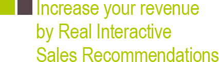 Increase your revenue by Real Interactive Sales Recommendations